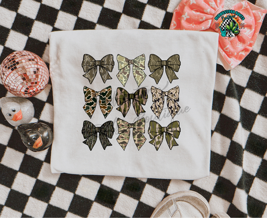Girl Camo Bows