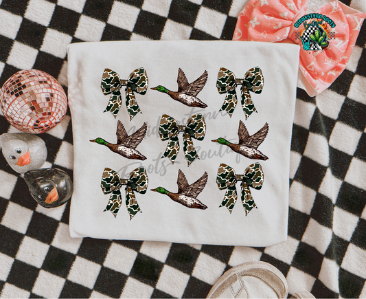 Girl Camo Bows & Ducks