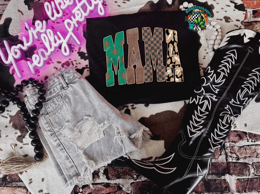 Western Mama (varsity lettering )