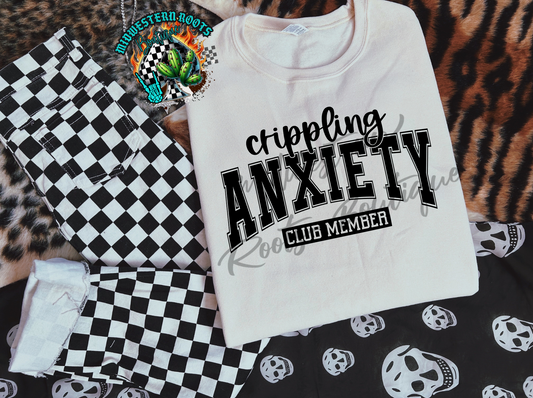Crippling Anxiety Club Member