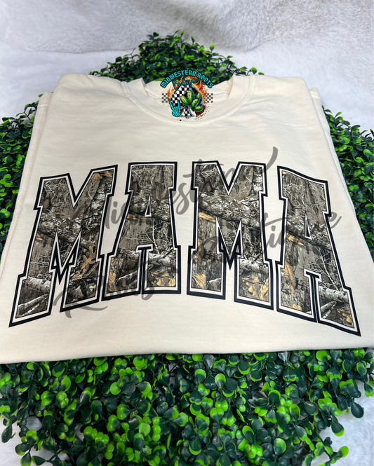 Camo Varsity Mama CC
